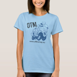 Weg vom Karten-Logo mit Schablone T-Shirt