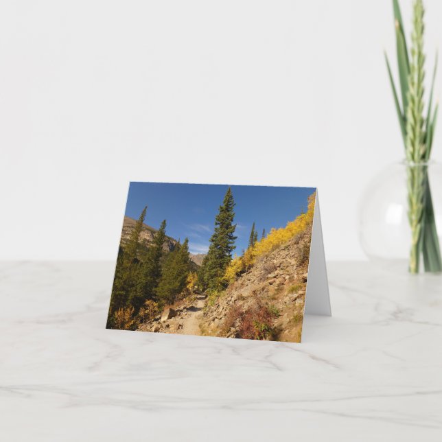 Weg vom Loch in den Rocky Mountains Karte (Vorderseite)