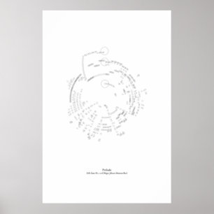 Weg vom Personal: Prélude, Cello-Reihe #1 in Poster