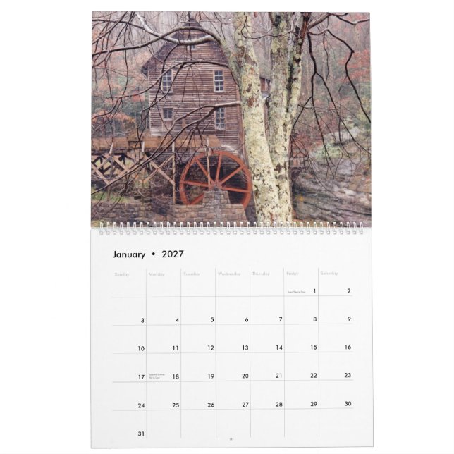 Weg von Leben-Fotografie Kalender (Jan 2027)
