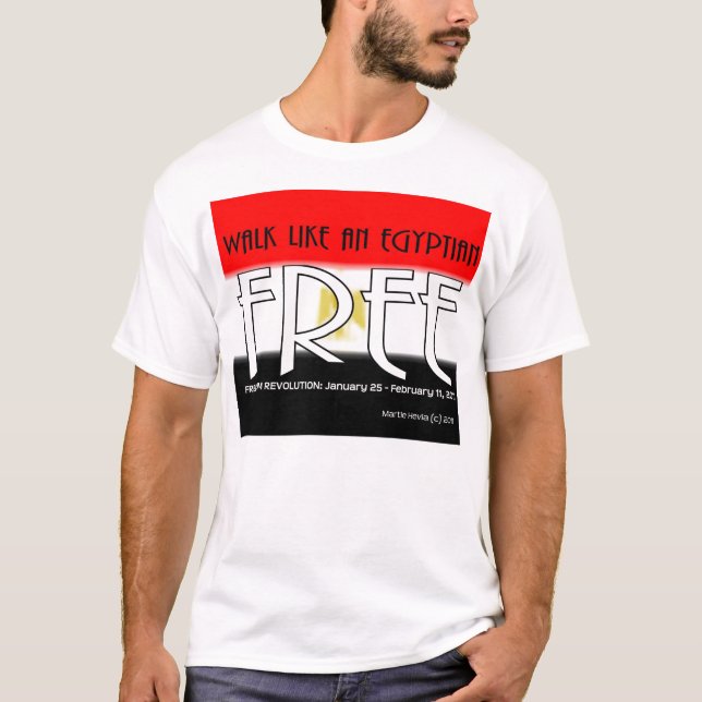 Weg wie ein Ägypter: Geben Sie - Shirt frei (Vorderseite)