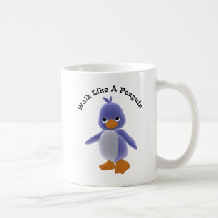 Weg wie eine Penguin-Tasse Kaffeetasse