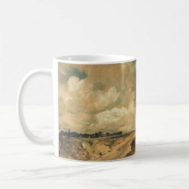 Weg zu den Spaniern, Hampstead von John Constable Kaffeetasse (Links)