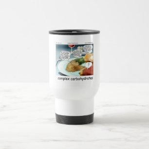 Weg zu komplexen Kohlenhydraten Funny Gifts & T-Sh Reisebecher