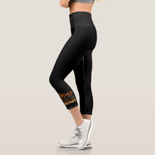 Weg zu meinem Herzen in Paw Prints Dog Lover gepfl Capri Leggings
