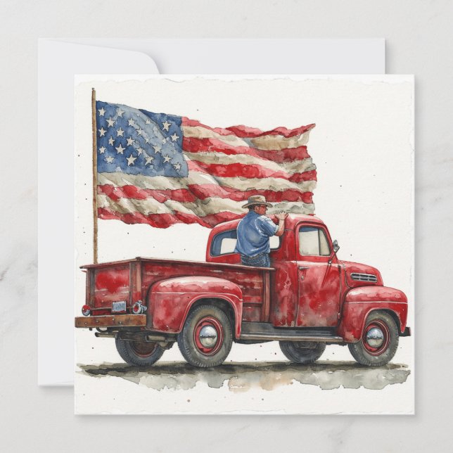 Weg zu Ruhm: Vintager Ruhm Feiertagskarte (Vorderseite)