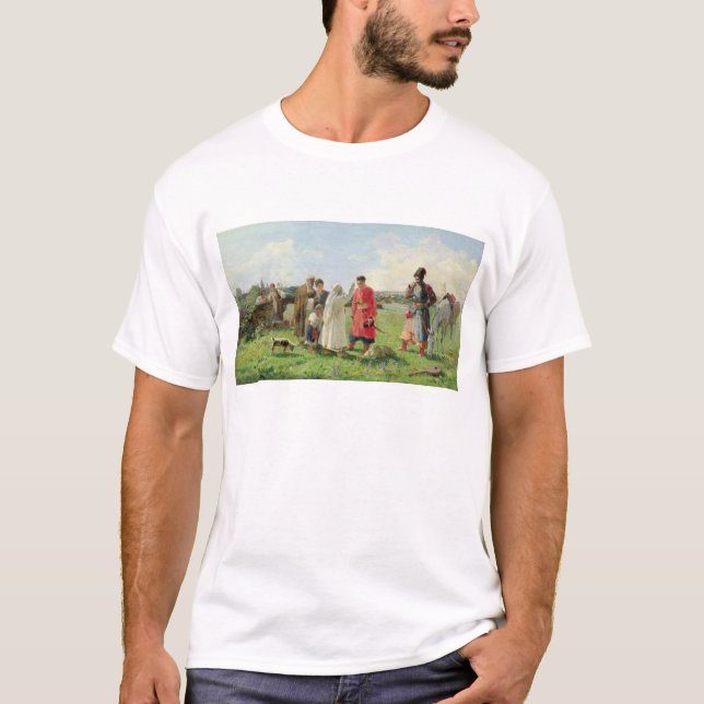 Weg zu vom Zaporozhian Wirt 1889 T-Shirt (Vorderseite)