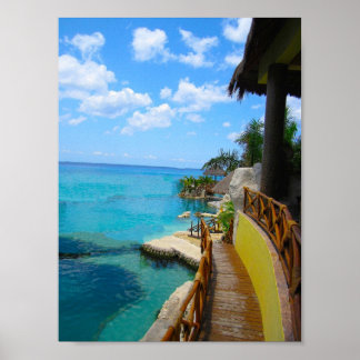 Weg zum Coolen Blau Poster