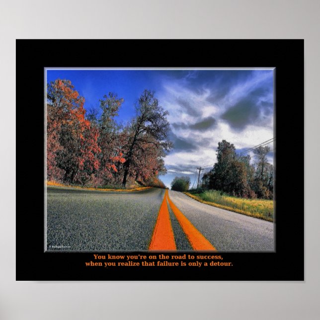 Weg zum Erfolg Poster (Vorne)