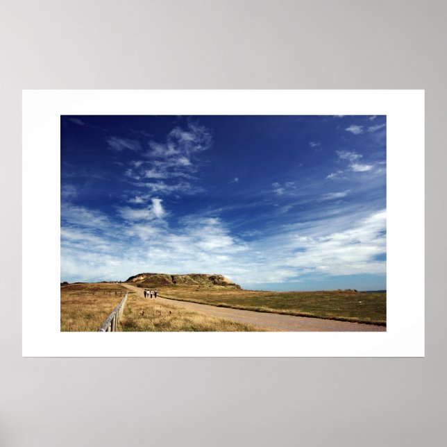 Weg zum Hengistbury Head Poster (Vorne)