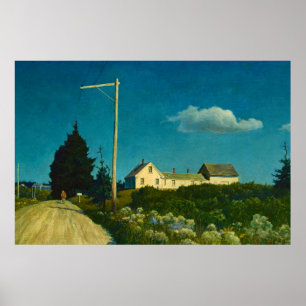 Weg zum Jones House von Newell Convers Wyeth Poster