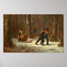 Weg zum Lager - Eastman Johnson Fine Art Poster