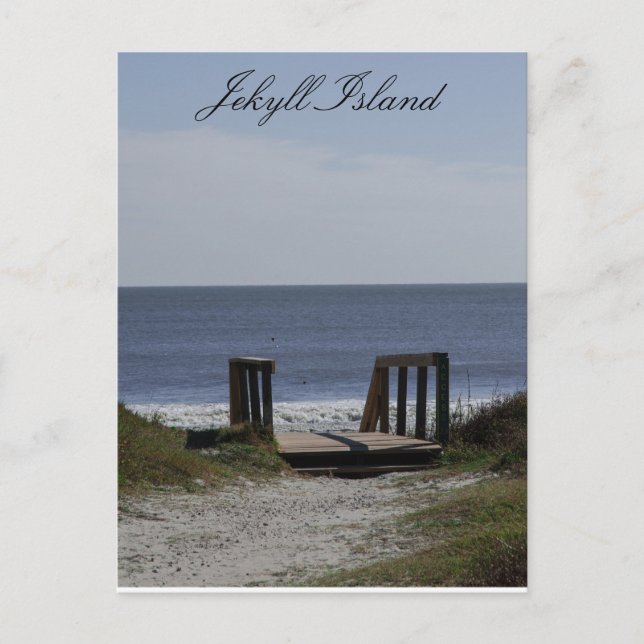 Weg zum Meer Postkarte (Vorderseite)