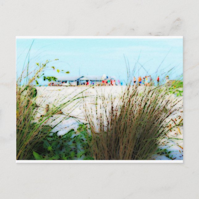 Weg zum Pier Postkarte (Vorderseite)