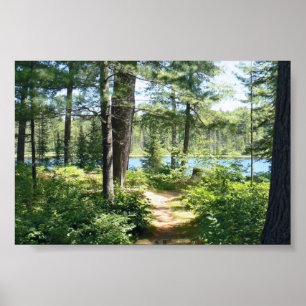 "Weg zum See" Plakat