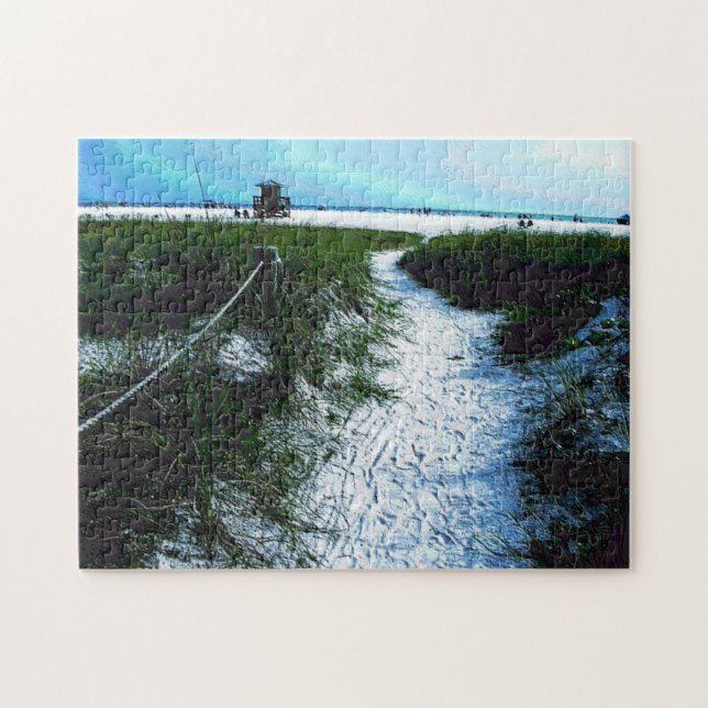 Weg zum Siesta Keys Beach Coast Puzzle (Horizontal)
