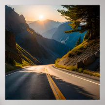 Weg zum Sonnenuntergang