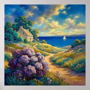 Weg zum stillen See Poster