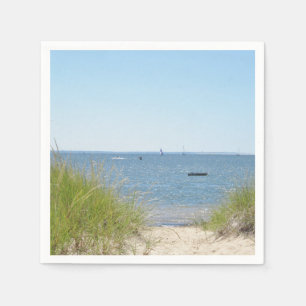 Weg zum Strand Serviette