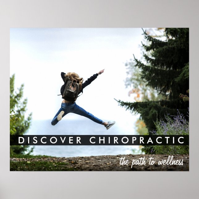 Weg zum Wellness - Entdecken Sie die Chiropraktik Poster (Vorne)