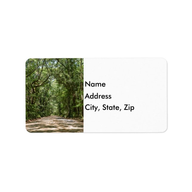 Weg zur Angel-Eiche Adressaufkleber (Vorne)