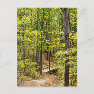 Weg zur Bridge-Postkarte Postkarte