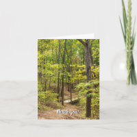 Weg zur Brücke Dankeschön Karte