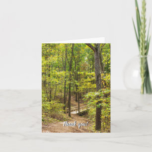 Weg zur Brücke Dankeschön Karte