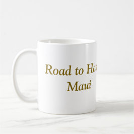 Weg zur Hana Maui Wasserfall Kaffeemaschine Tasse