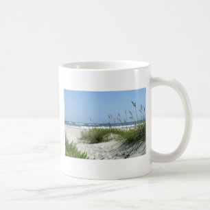 Weg zur Meer-Ocracoke Insel Kaffeetasse