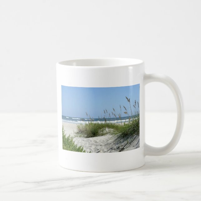 Weg zur Meer-Ocracoke Insel Kaffeetasse (Rechts)