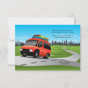 Weg zur Party Einladung der Uni