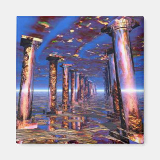 Weg zur Unendlichkeit - Kühlschrankmagnet. Magnet