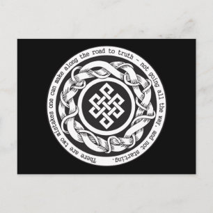 Weg zur Wahrheit Endloser Knoten Postkarte