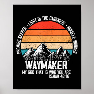 Wegbereiter Mein Gott Der Du Bist Jesaja Bibelvers Poster