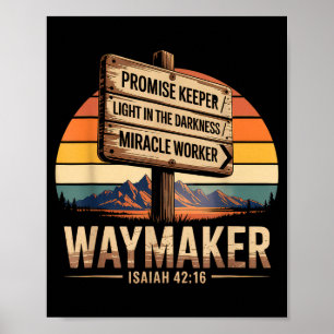 Wegbereiter Verheißungshalter Wunderwirker Gott Ch Poster