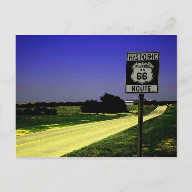 Wegbeschreibung 66 Wegaufenthalt Postkarte (Vorderseite)