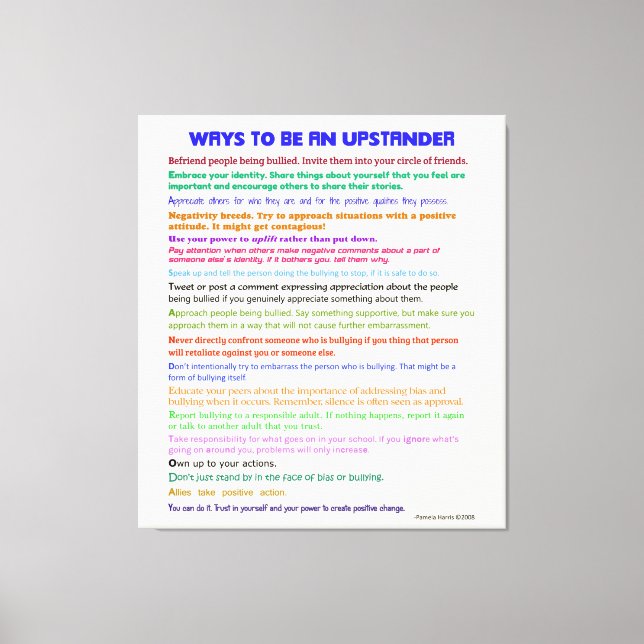 Wege als Upstander / II Wrapped Canvas Leinwanddruck (Vorderseite)