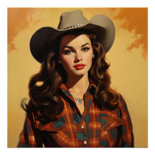 Wege der Liebe und Elegance: Wilde Westflüster Poster