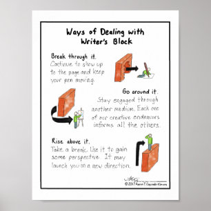 Wege zum Umgang mit Blockdrucken des Autors Poster