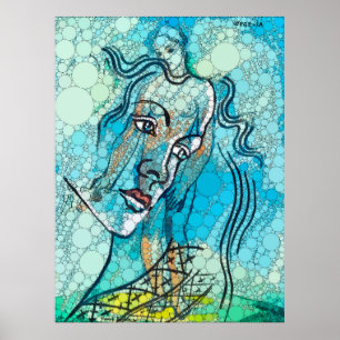 Wegelia, Unendlichkeit Punkte nach Francis Picabia Poster