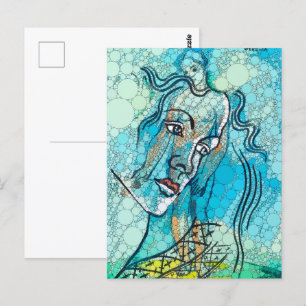 Wegelia, Unendlichkeit Punkte nach Francis Picabia Postkarte