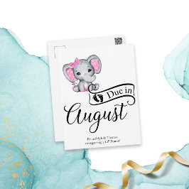 Wegen August Little Peanut Baby Elephant Postkarte