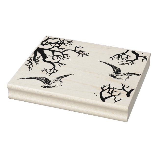 wegen des Anfalls in volo tra i rami Gummistempel (Stempel)