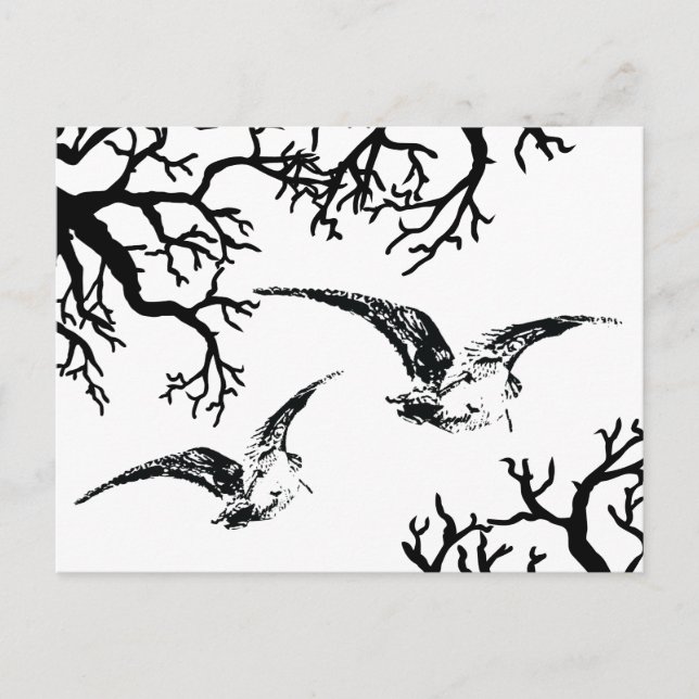 wegen des Anfalls in volo tra i rami Postkarte (Vorderseite)