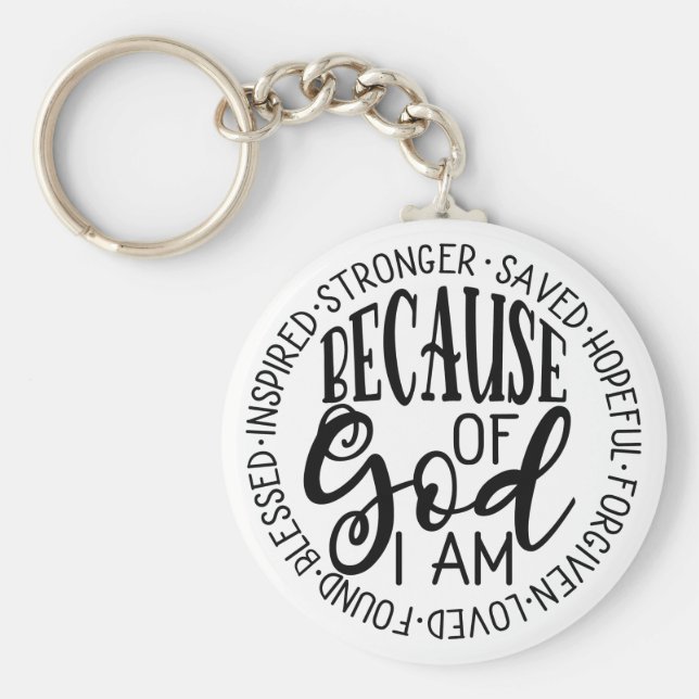 Wegen des Schlüsselanhängers Gottes Schlüsselanhänger (Vorne)