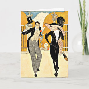 Wegener - Ein elegantes Paar, 1920er Jahre Karte