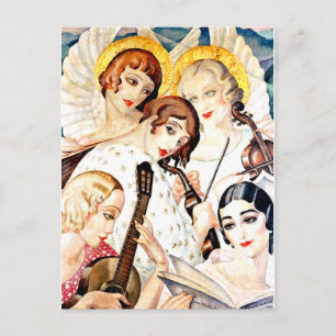 Wegener - Ein Johann Sebastian Bach demütig Postkarte