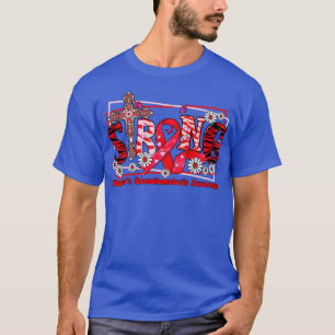 Wegeners Granulomatosis Awareness cross band Str. T-Shirt