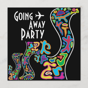 Wegfahrkarte für die Party Einladung